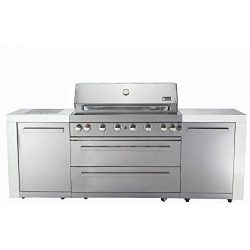 44″ Mont Alpi MAI805 Outdoor Barbeque Island