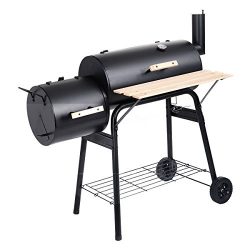 Giantex Outdoor BBQ Grill Charcoal Barbecue Pit Patio Backyard Meat Cooker Smoker