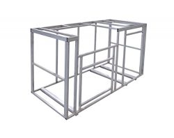 Cal Flame KD-F6002 6′ Outdoor Kitchen Island Frame Kit DIY (7’’ Wide X 20’’ DEEP X 47’’ Ta ...